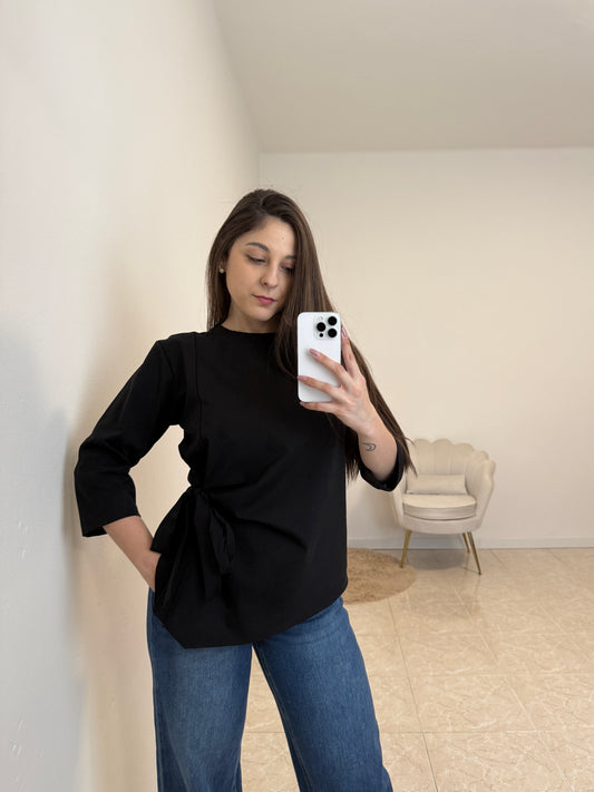 Maglia Fiocco Nera