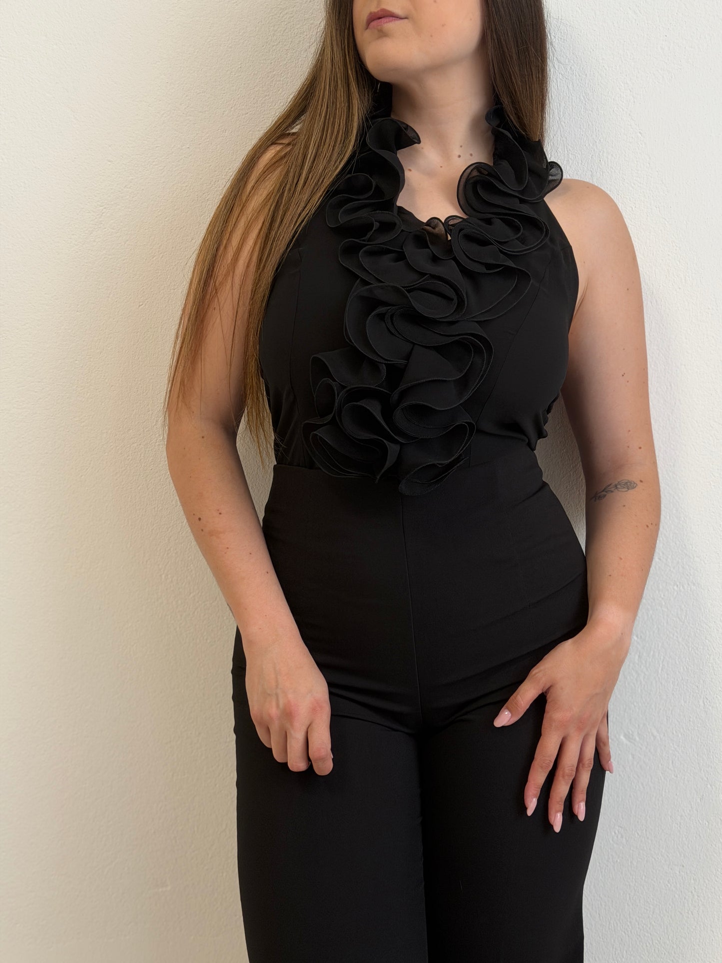 Maglia Chiffon Nera